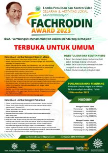 Sambut Milad, Muhammadiyah Gelar Lomba Fachrodin Award