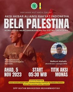 Tegaskan Keberpihakan, IMM Akan Kerahkan Massa untuk Aksi Bela Palestina