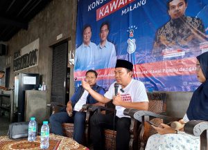 Konsolidasi Relawan Kawan Gibran Malang, Ali Muthohirin: Satu Putaran