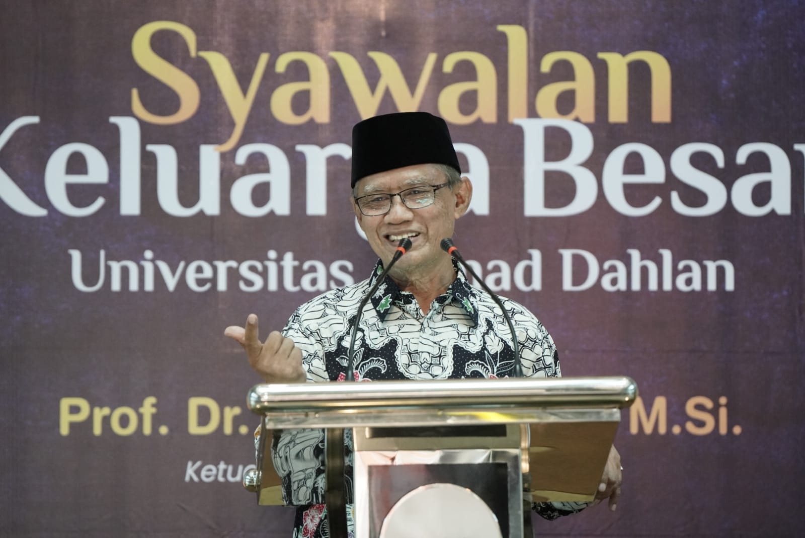 Ketum PP Muhammadiyah Prof KH Haedar Nashir 