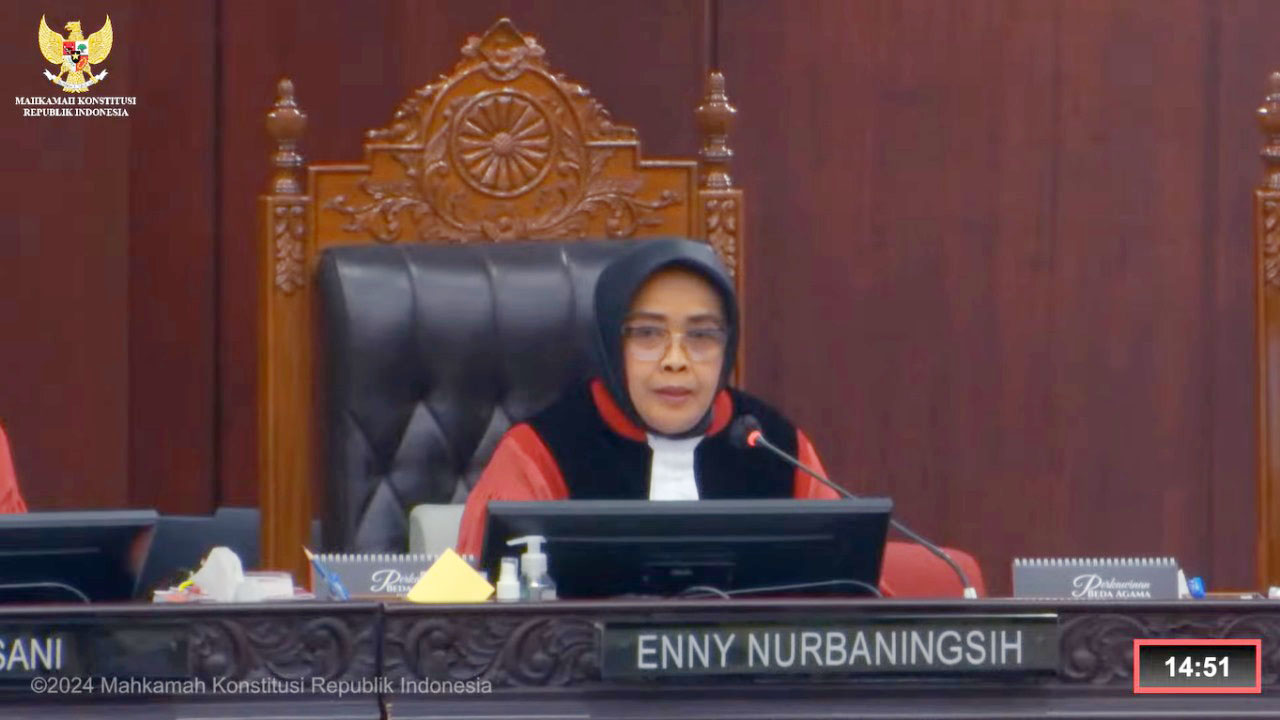 Hakim Konstitusi Enny Nurbaningsih