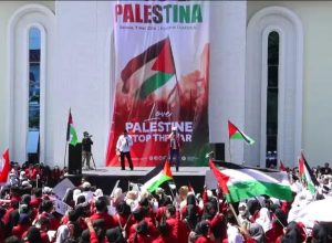 Kutuk Agresi Zionis Israel, Ratusan PTMA Se-Indonesia Aksi Bela Palestina
