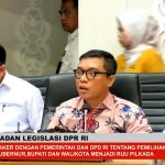 Wakil Ketua Baleg DPR RI Achmad Baidowi (Awiek) ketika memimpin Rapat Panja DPR di Kompleks Parlemen, Senayan, Jakarta, Rabu (21/8/2024)