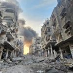 Penampakan situasi Kota Gaza, Palestina usai agresi Zionis Israel sejak 7 Oktober 2023 lalu. (Foto: Reuters)