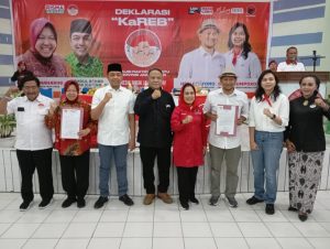 Risma-Gus Hans Hadiri Deklarasi Koalisi Rakyat Bersatu Jatim, Siap Wujudkan Perubahan