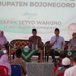 Cabup Bojonegoro, Setyo Wahono saat membeber konsep pembangunan di kantor PD Muhammadiyah Bojonegoro.