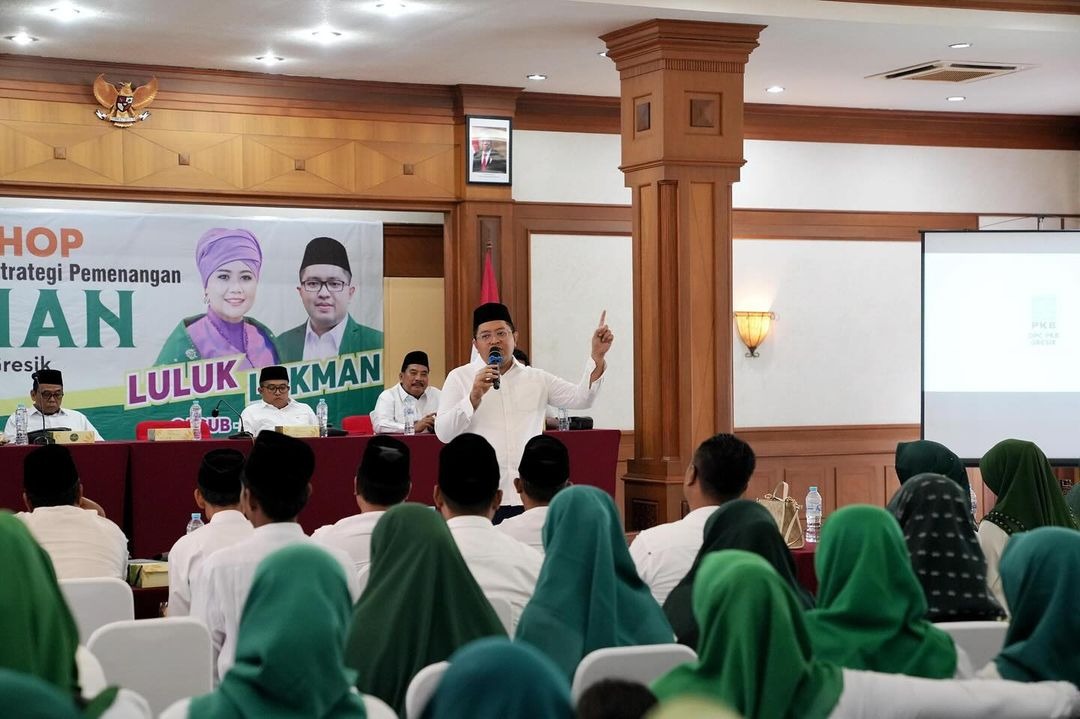 DPC PKB Gresik siap memenangkan Luluk Nur Hamidah -- Lukman Khakim