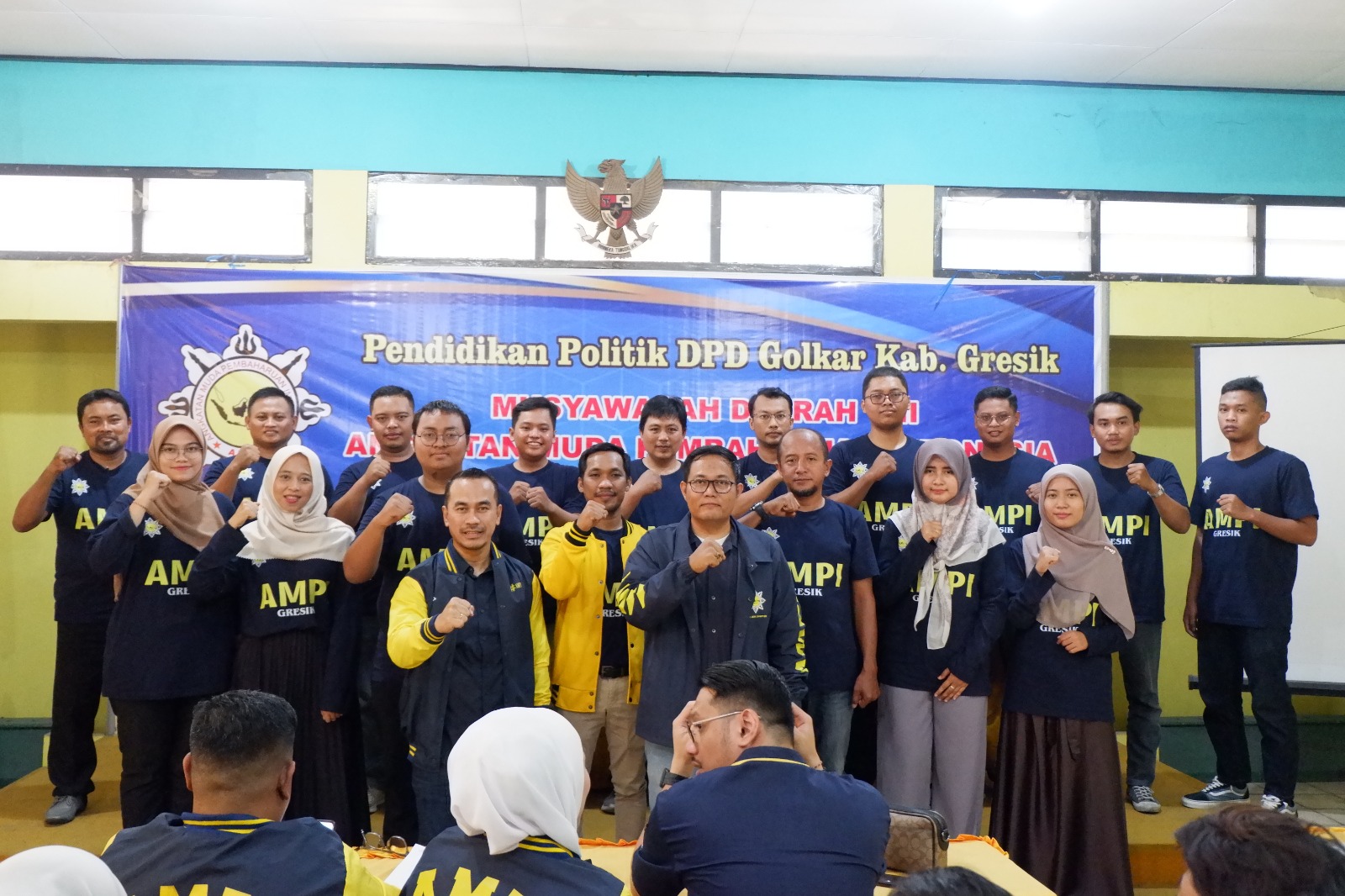 Minal Abidin terpilih menjadi Ketua DPD AMPI Kabupaten Gresik Periode 2024-2029 melalui Musda AMPI Kabupaten Gresik pada Ahad (27/10/2024) di Aula Gedung DPD Partai Golkar Kabupaten Gresik. (Foto:IST)