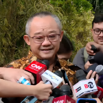 Sekretaris Umum PP Muhammadiyah, Prof Abdul Mu'ti saat mendatangi kediaman Presiden terpilih Prabowo Subianto, Senin (14/10/2024). (Foto:Ubay/IST)