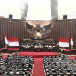 Sidang Paripurna kedua MPR RI 2024-2029 menetapkan pimpinan fraksi partai politik (parpol) di MPR RI periode 2024-2029, Rabu (2/10/2024)