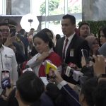 Ketua DPP PDIP, Puan Maharani saat di Kompleks Parlemen, Senayan, Jakarta, Ahad (20/10/2024), menyatakan bakal mendukung pemerintahan Prabowo Subianto lewat parlemen. (Foto:Tangkapan layar/Ubay)
