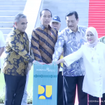 Presiden Jokowi meresmikan Istana Negara di IKN, Jumat (11/10/2024). (Foto:IST)