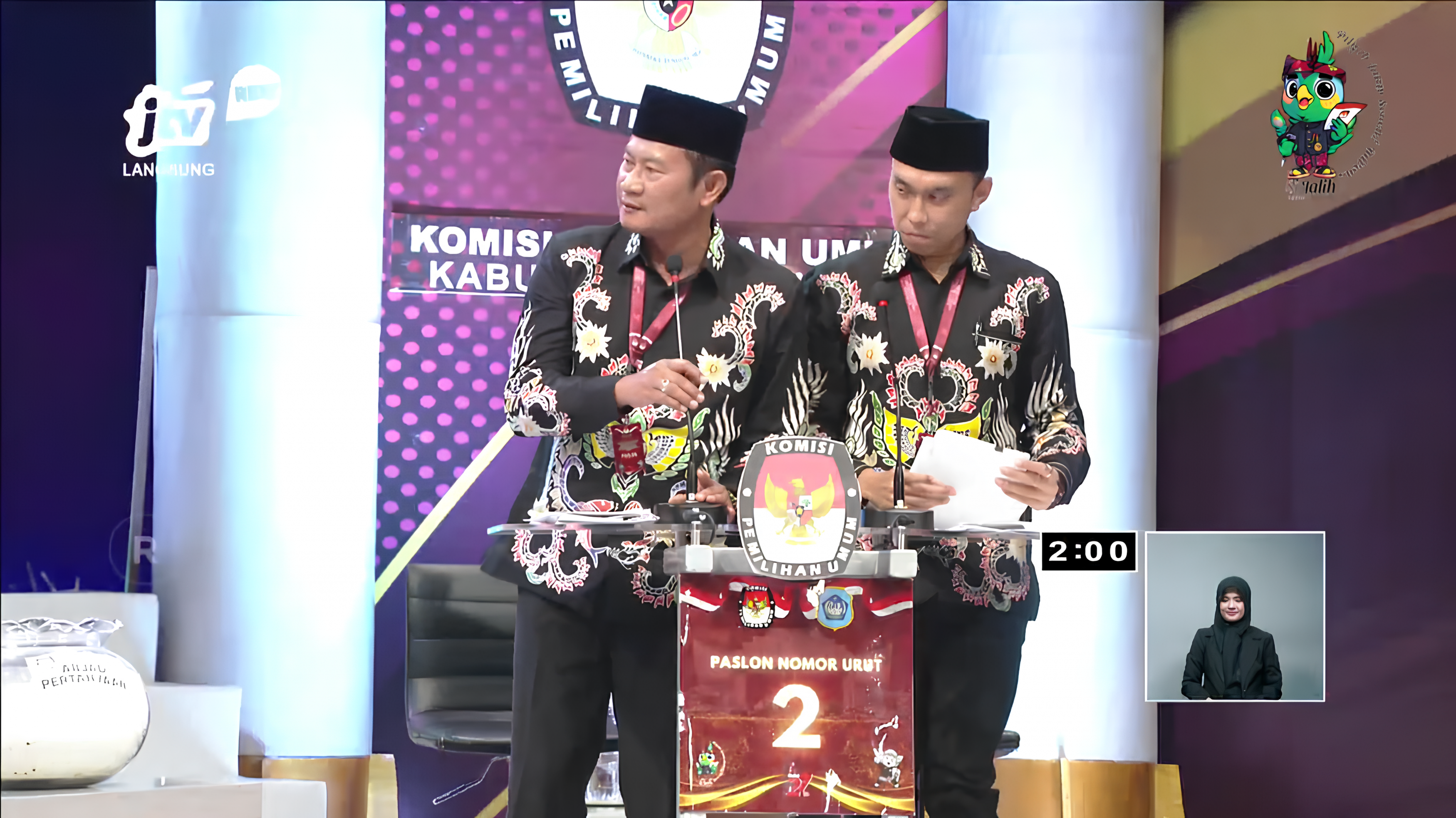 Debat Publik Perdana Pilbup Lamongan, Yes-Dirham Tegaskan Keberlanjutan