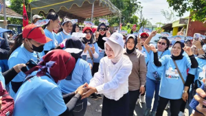 Cawali Kota Kediri Vinanda Blusukan Sapa Kader Posyandu dan Pelaku UMKM
