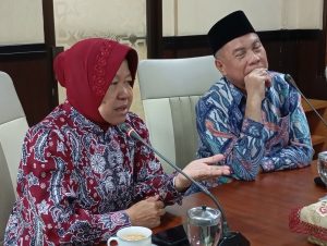 Silaturahmi ke Kantor PWM Jatim, Risma Mengaku Dekat dengan Muhammadiyah