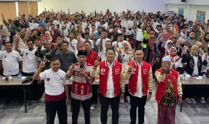 Relawan Banteng Bergerak Nyatakan All Out Menangkan Yes-Dirham di Pilbup Lamongan 2024