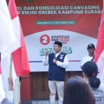 Giat Apel Relawan Sedulur Rikho di Kantor TPP Khofifah-Emil, Jumat (11/10/2024). (Foto:IST)