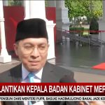 Musisi Yovie Widianto sesaat sebelum pelantikannya oleh Presiden Prabowo Subianto di Istana Negara, Jakarta, Selasa (22/10/2024. Ia akan menjabat sebagai Staf Khusus Presiden Bidang Ekonomi Kreatif. (Foto:Tangkapan layar/Ubay)