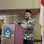 Mendikdasmen RI Prof Abdul Mu'ti ketika menghadiri Pembukaan Rakornas Majelis Dikdasmen dan PNF PP Muhammadiyah, Sabtu (23/11/2024). (Foto:Muhammadiyah.or.id)