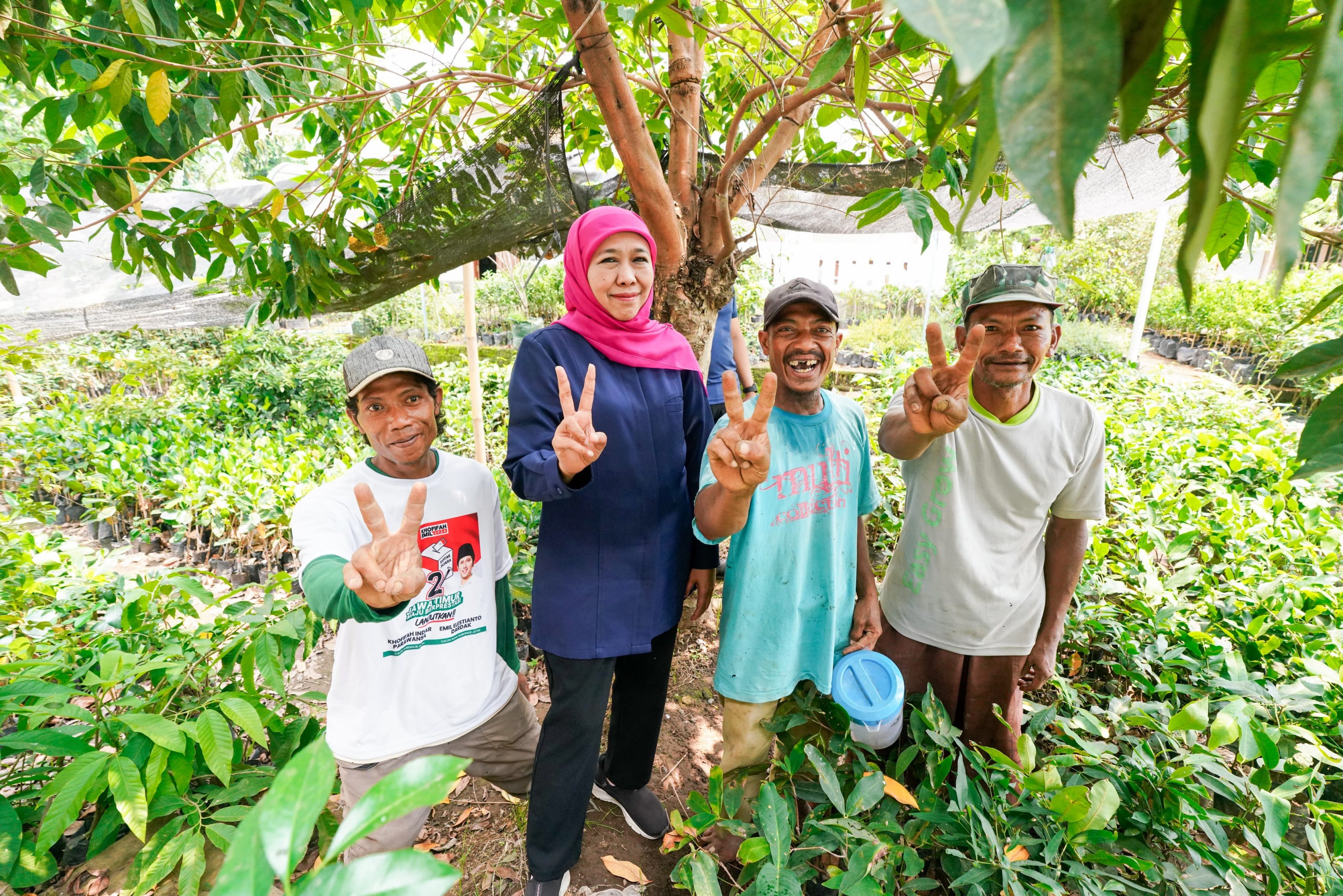 Khofifah Apresiasi Usaha Agrobisnis di Nganjuk yang Sukses Tembus Pasar Luar Negeri