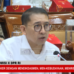 Menteri Kebudayaan RI, Fadli Zon, saat memaparkan program prioritas kementeriannya di hadapan Komisi X DPR, Rabu (6/11/2024) di Gedung DPR, Senayan, Jakarta. (Foto: Tangkapan layar/ Ubay)
