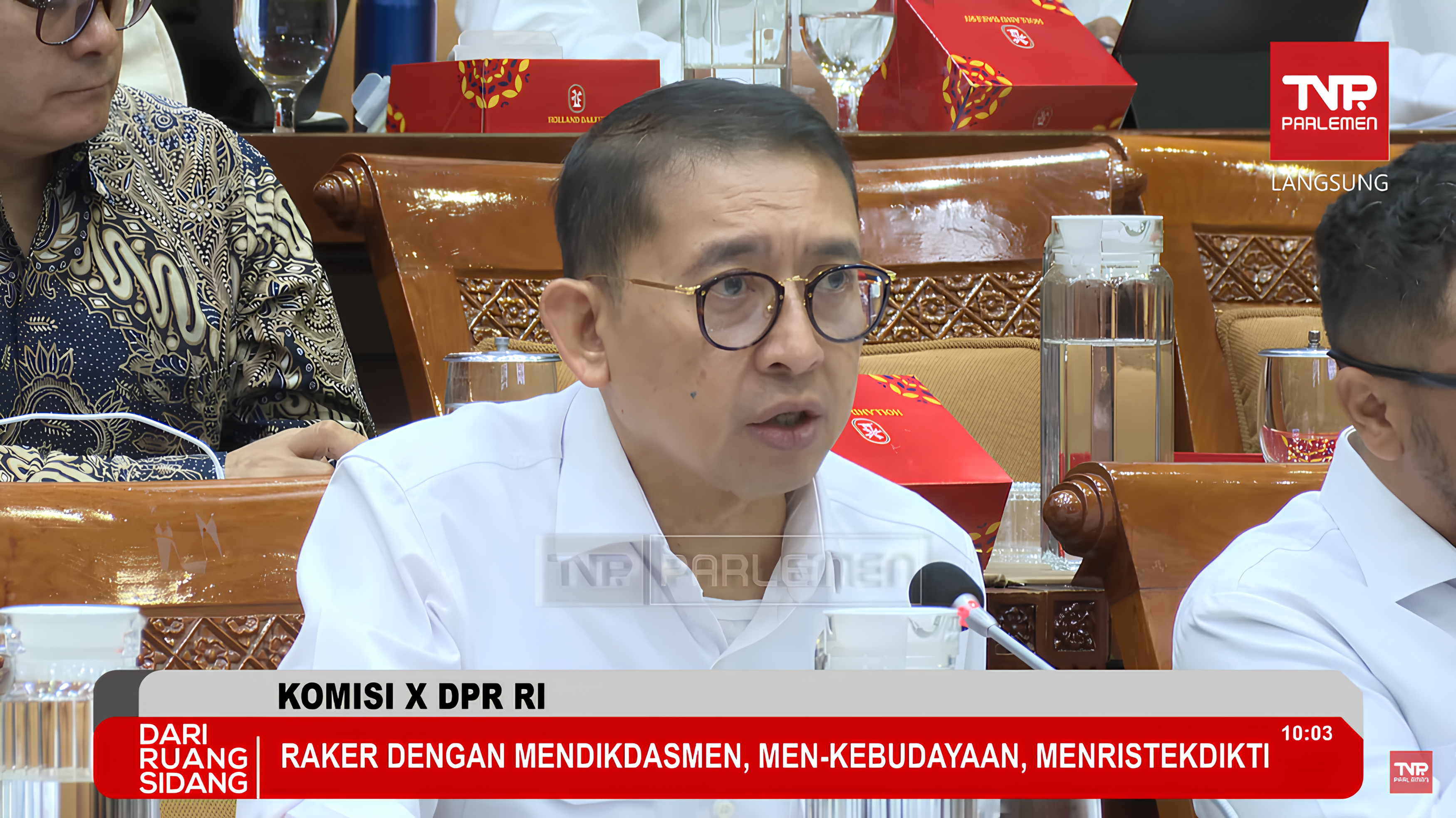 Fadli Zon Paparkan Program Prioritas Kementerian Kebudayaan di Hadapan Komisi X DPR