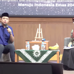 Cawagub Jatim nomor urut 3, Zahrul Azhar Asumta (Gus Hans) saat forum Diskusi Cagub-Cawagub Jatim Bersama Aisyiyah Jatim di Aula KH Mas Mansur PWM Jatim, Sabtu (9/11/2024). (Foto:Ubay)