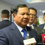 Presiden RI Prabowo Subianto usai melangsungkan pertemuan dengan anggota Korporasi USINDO di Washington DC, Senin (11/11/2024) waktu setempat.