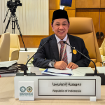 Wakil Menteri Luar Negeri RI, Anis Matta dalam forum KTT OKI dan Liga Arab di Riyadh, Arab Saudi pada 10-11 November 2024. (Foto:IST)