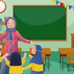 Guru dan murid. (Ilustrasi: Canva/Maklumat.ID)