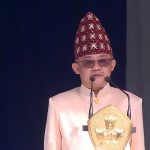 Mendikdasmen RI Prof Abdul Mu'ti saat upacara peringatan Hari Guru Nasional (HGN), Senin (25/11/2024). (Foto:Ubay)