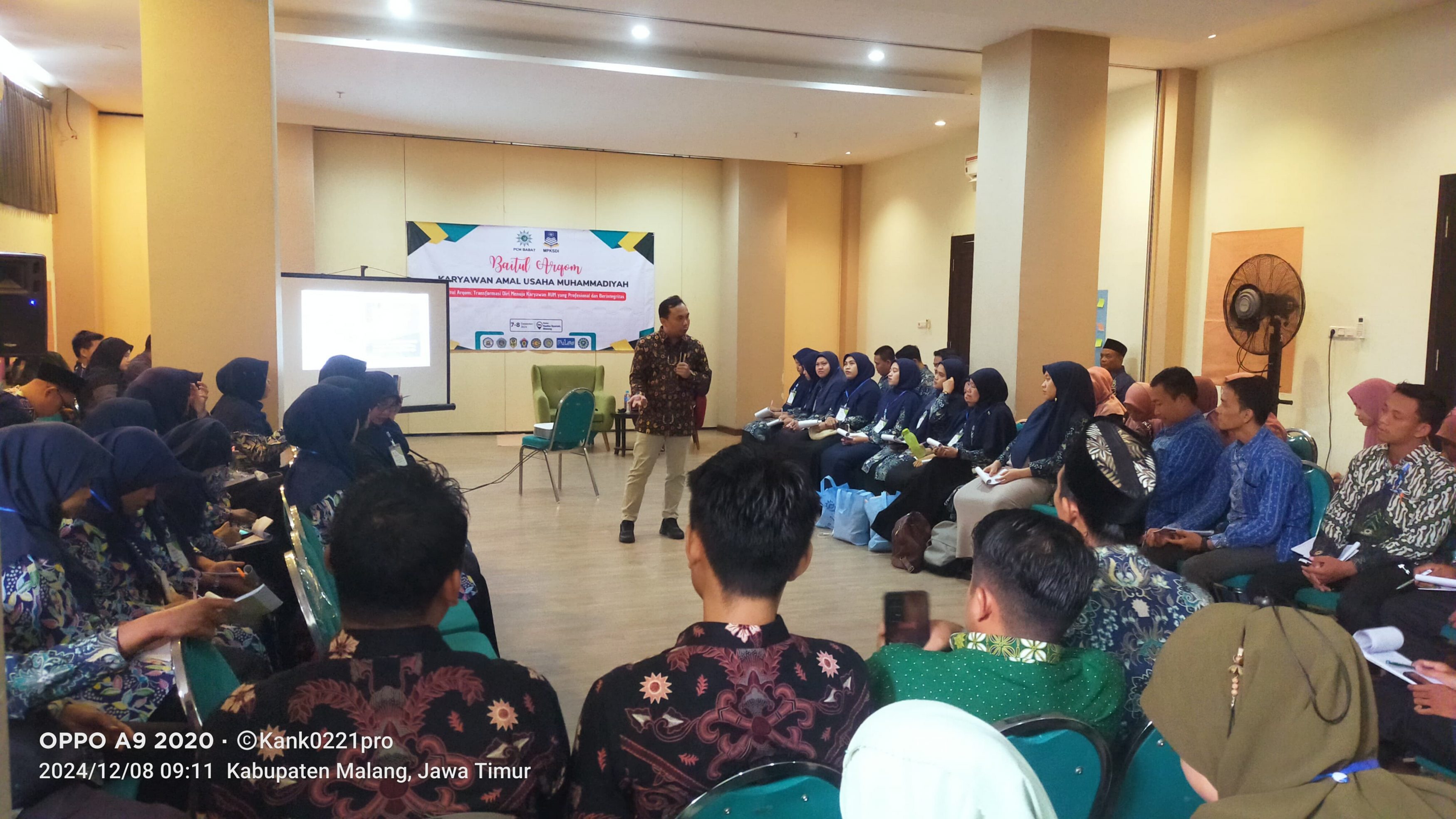 Ali Muthohirin Bernostalgia di Baitul Arqom Karyawan AUM PCM Babat