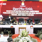Rapat Pleno Terbuka Rekapitulasi dan Penetapan Penghitungan Suara Pilgub Jateng 2024. (Foto: Ubay)