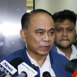 Eks Menkominfo Budi Arie Setiadi usai menjalani pemeriksaan di Bareskrim Polri, Kamis (19/12/2024). (Foto:Tangkapan layar/ Ubay)