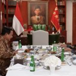 Presiden RI Prabowo Subianto menerima lawatan Presiden ke-7 RI Joko Widodo (Jokowi) di kediamannya di Kertanegara, Jumat (6/12/2024).