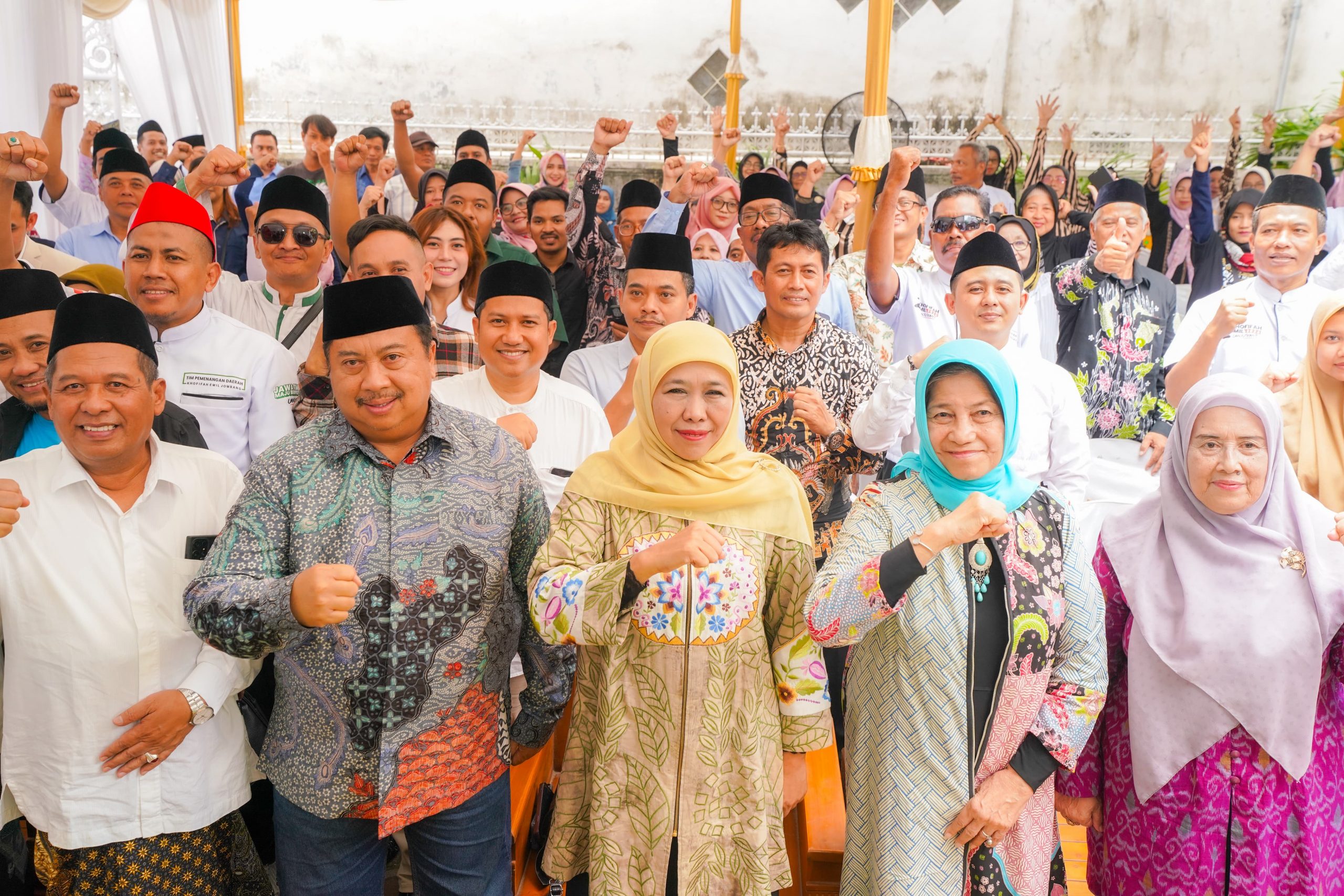 Tasyakuran dan Doa Bersama di Jombang; Khofifah Ajak Bersatu, Bangun Jawa Timur Tanpa Sekat