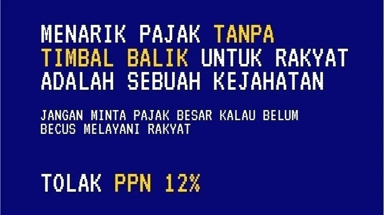 Kenaikan PPN 12%