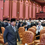 Presiden RI Prabowo Subianto mendapatkan sambutan hangat dari para mahasiswa Indonesia yang menempuh pendidikan di Universitas Al-Azhar, Kairo, Mesir, Rabu (18/12/2024) waktu setempat.