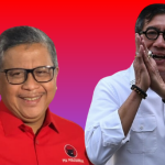 Sekjen PDIP Hasto Kristianto dan Eks Menkumham yang juga Ketua DPP PDIP Yasonna H Laoly. (Ilustrasi: Ubay NA)