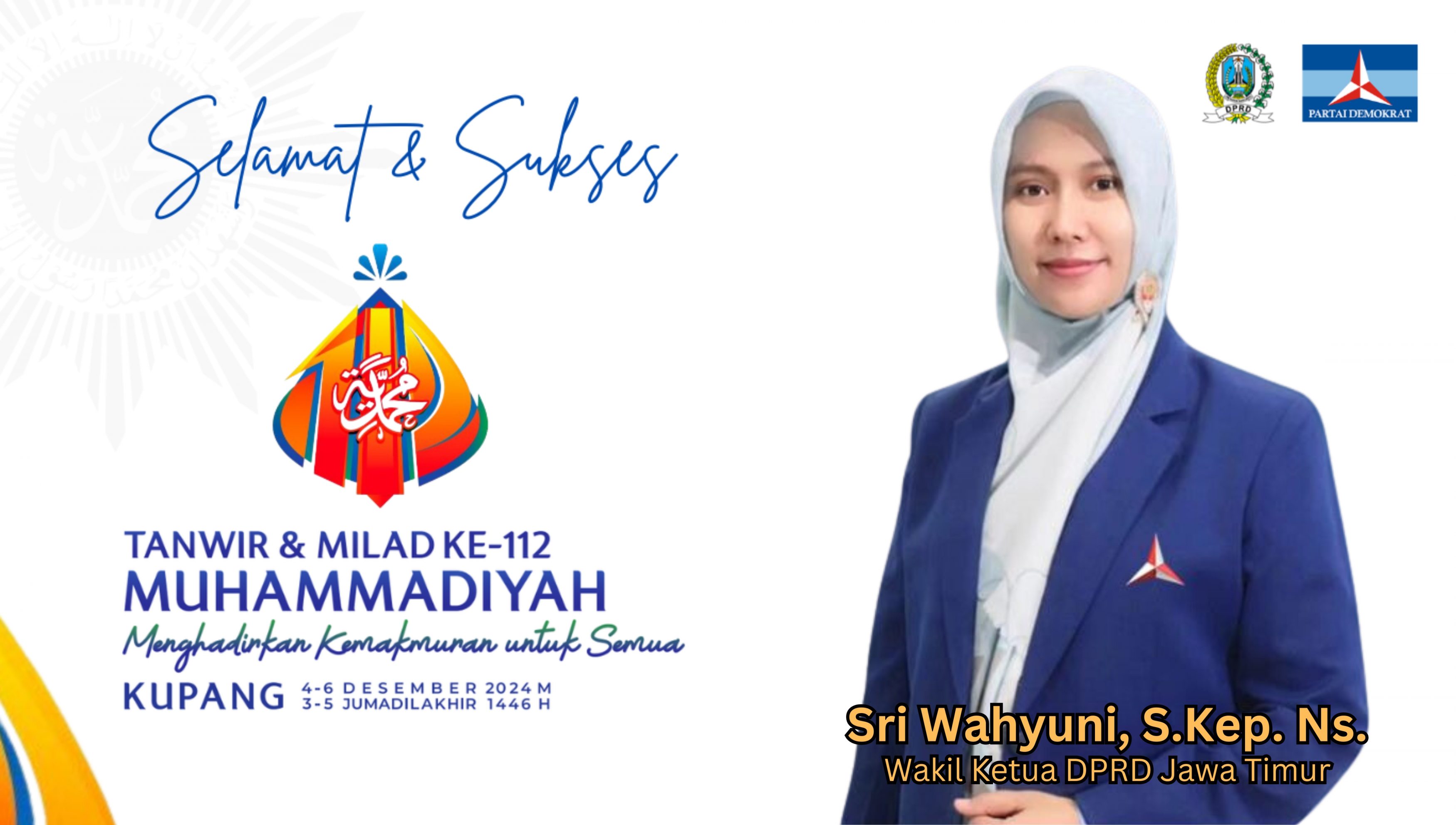 Wakil Ketua DPRD Jatim: Muhammadiyah Menjadi Pelopor Perubahan