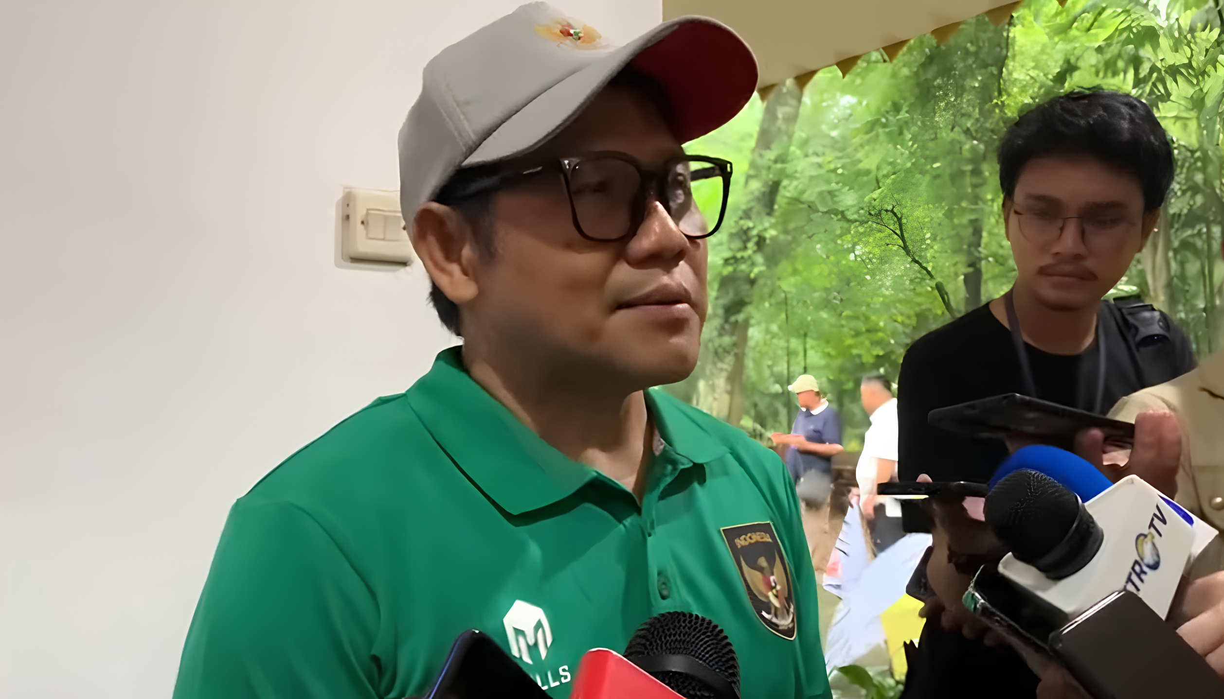 Ketua Umum PKB Abdul Muhaimin Iskandar alias Cak Imin saat di Ragunan, Rabu (25/12/2024). (Foto: Ubay)