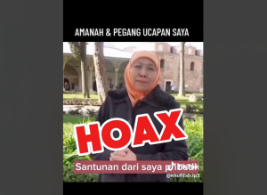 Video Hoax Janjikan Santunan Viral, Khofifah: Itu Rekayasa AI