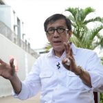 Eks Menkumham RI yang kini menjabat anggota Komisi III DPR RI, Yasonna H Laoly.