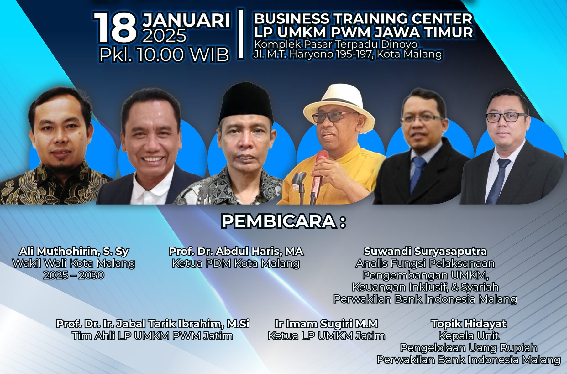 Penutupan Sekolah Pengusaha Muhammadiyah dan Launching Business Training Center LP-UMKM PWM Jawa Timur. (IST)