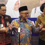 Mendikdasmen RI, Abdul Mu'ti, saat konferensi pers di Jakarta, Kamis (30/1/2025). (Foto:Ubay)