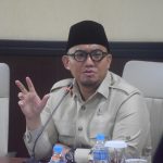 Wakil Kepala Badan Penyelenggara Haji (BPH) RI, Dahnil Anzar Simanjuntak, saat berkunjung ke Kantor PWM Jawa Timur di Surabaya, Selasa (7/1/2025). (Foto:Rochman Arief)