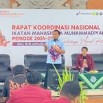 Wakil Wali Kota Malang terpilih dalam Pilkada 2024, Ali Muthohirin, saat menjadi pembicara dalam Rakornas IMM di Denpasar, Bali. (Foto:IST)