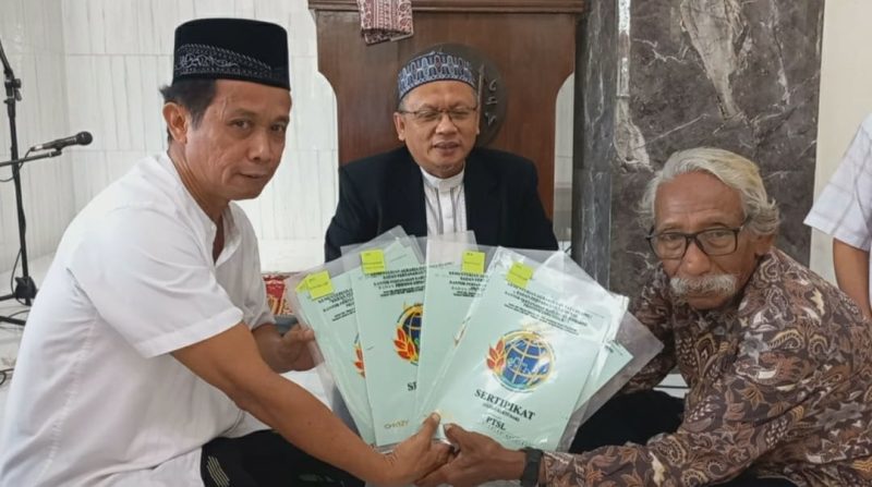 Warga Kedungmlati Wakafkan 1,5 Hektare Sawah dan Mushola untuk Muhammadiyah Jombang