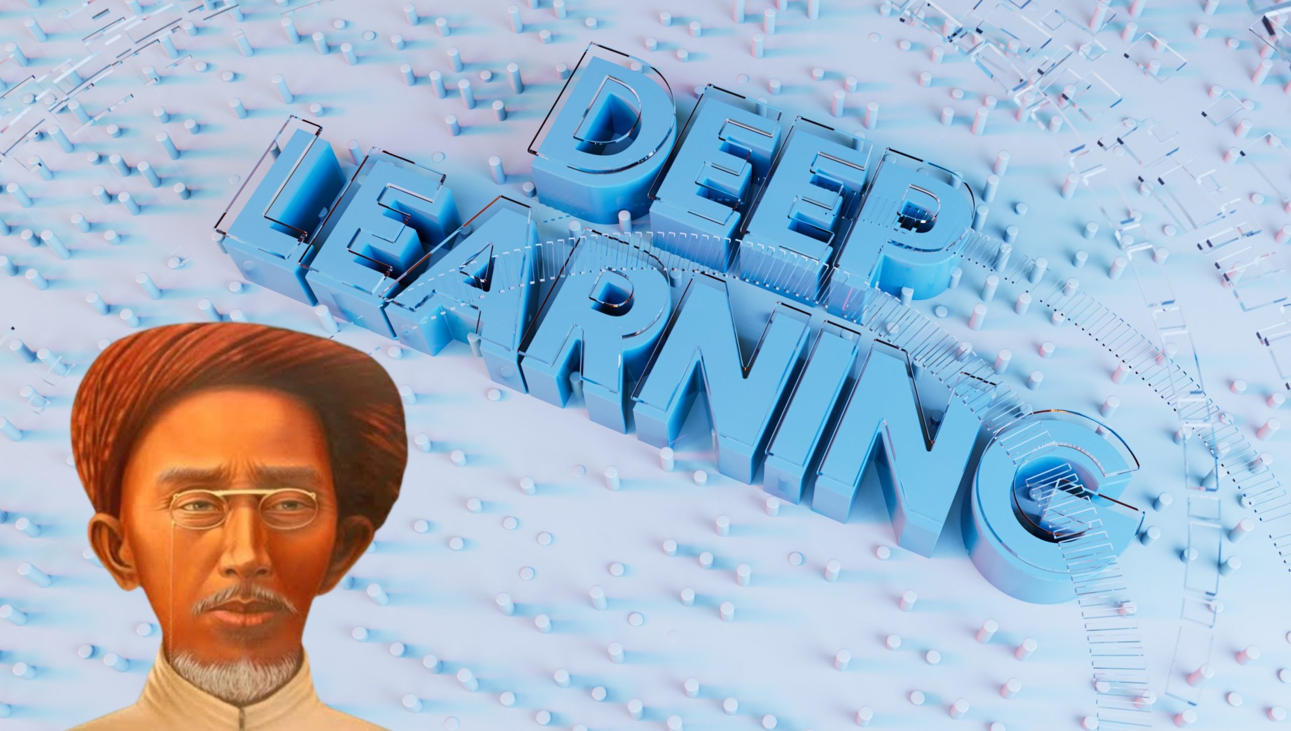 Belajar deep learning dari KH Ahmad Dahlan. (Ilustrasi: Ubay NA)