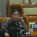 Menkeu RI, Sri Mulyani Indrawati, saat konferensi pers di Kompleks Parlemen, Senayan, Jakarta, Jumat (14/2/2025) pagi. (Foto:IST/Ubay NA)